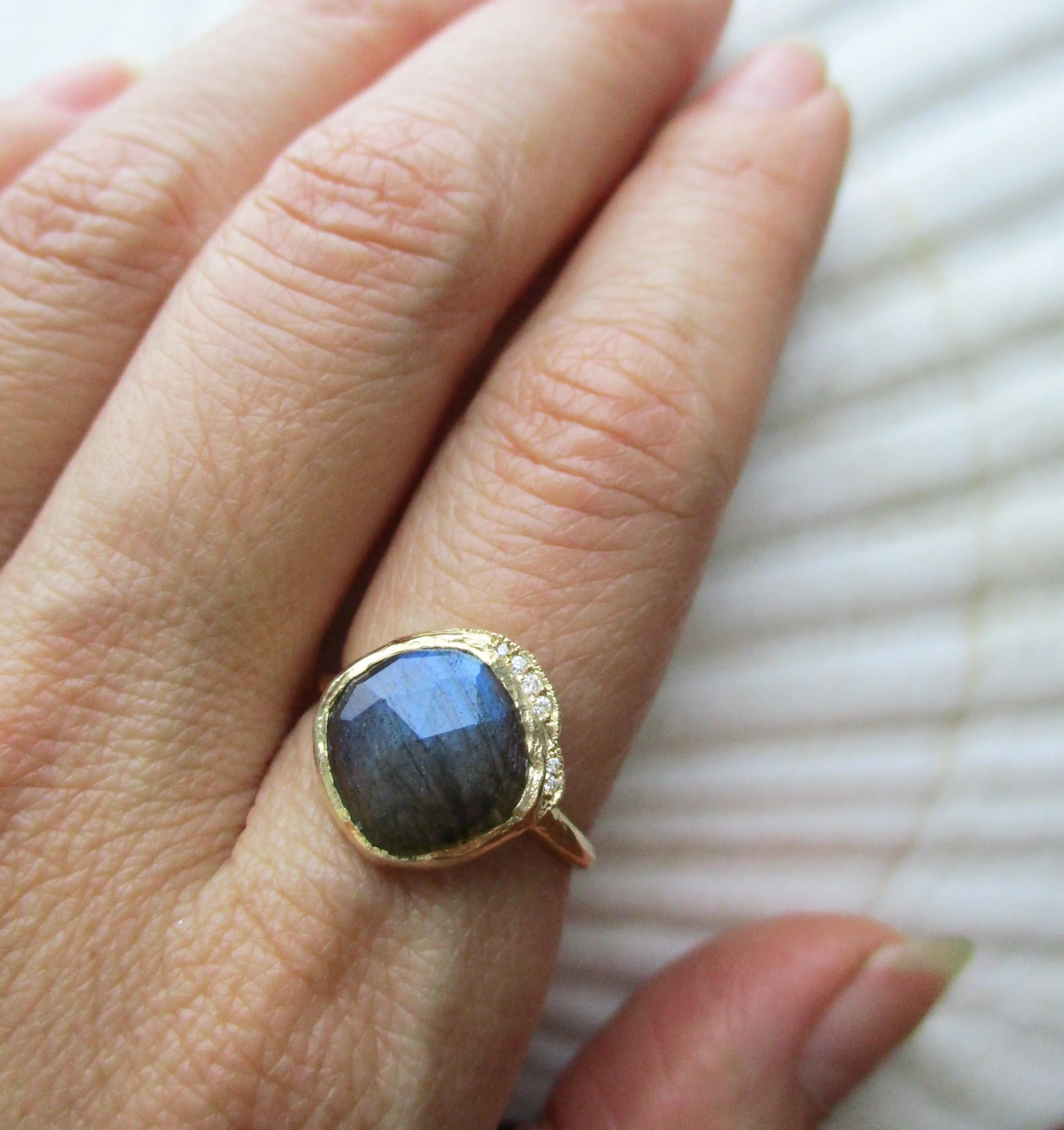 Middle Cove Labradorite Ring