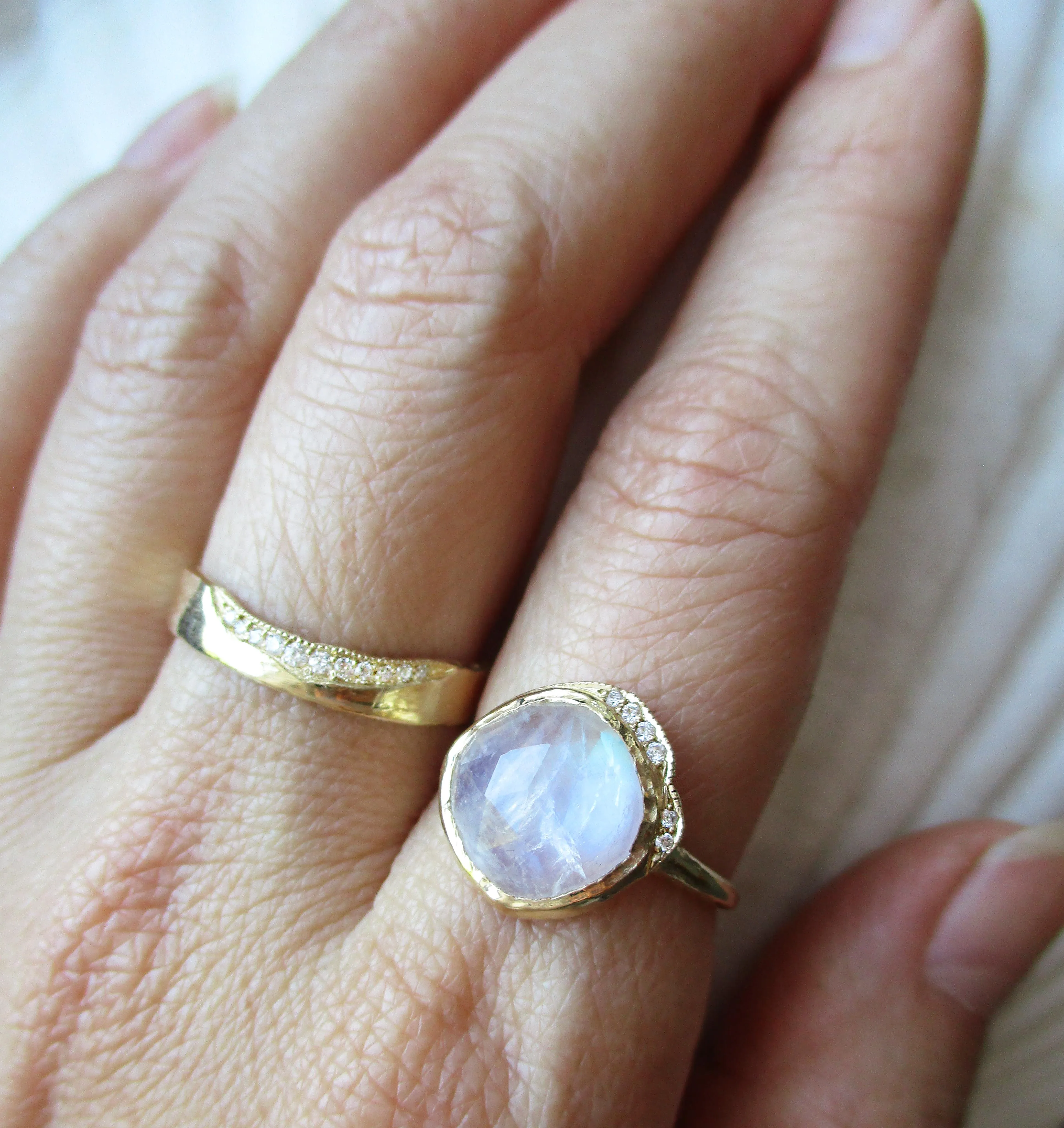 Middle Cove Moonstone Ring