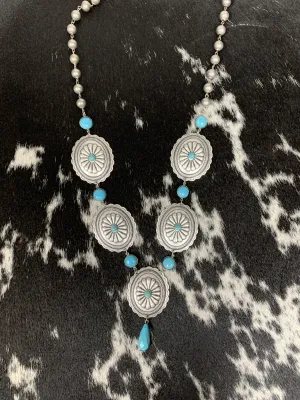 Midland Necklace- Turquoise