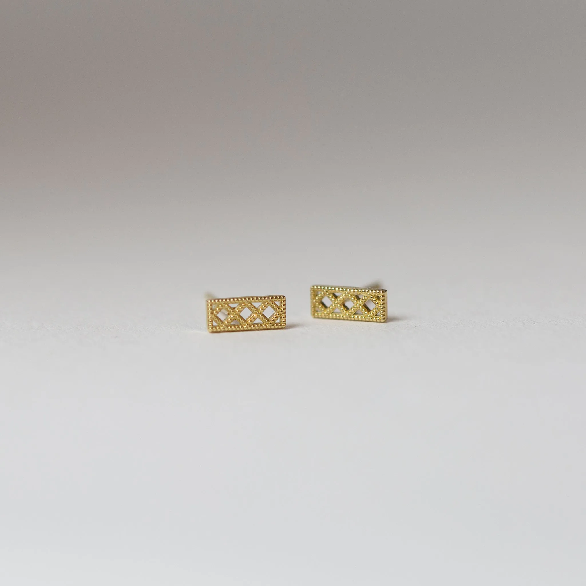 Mini Lace Deco Earrings - IX