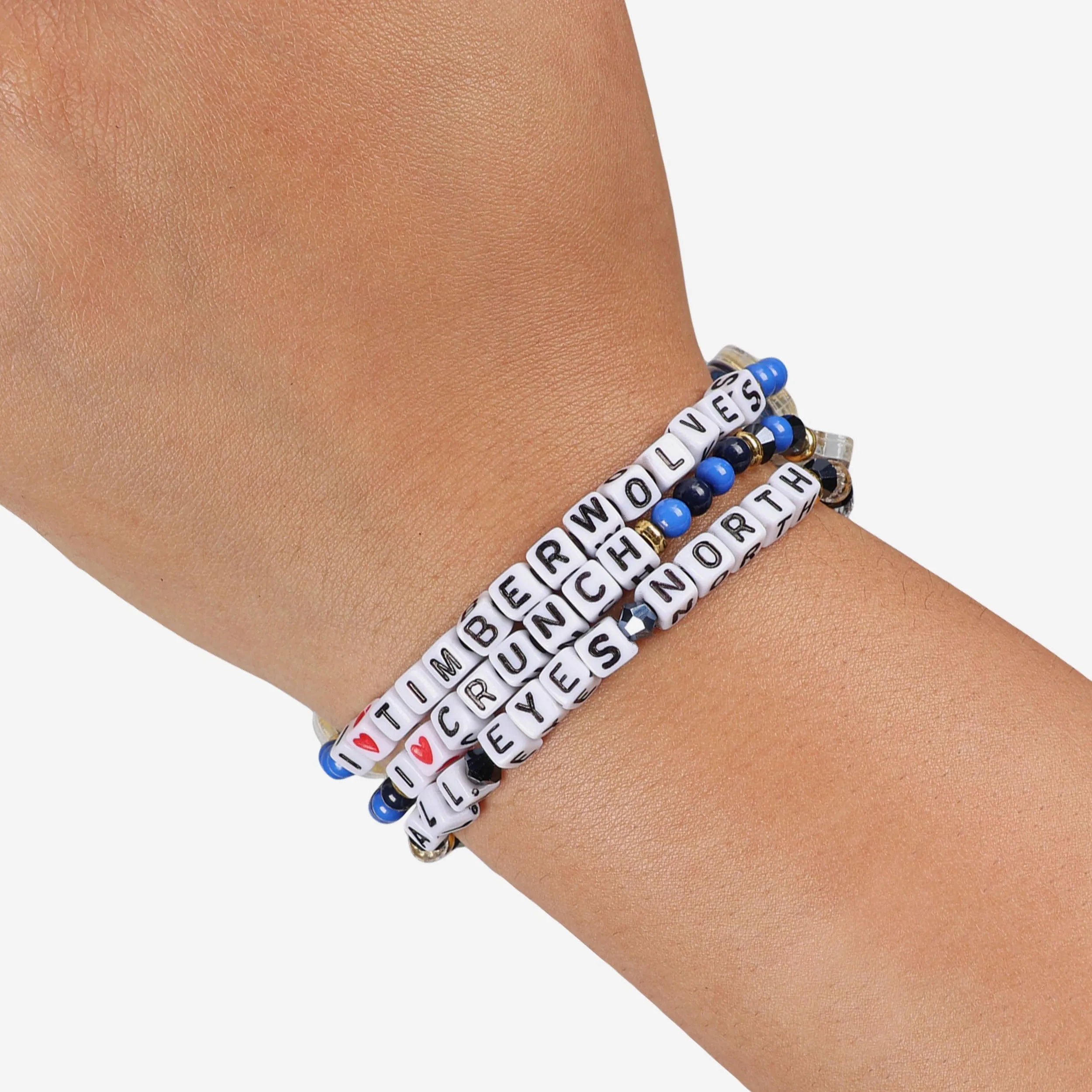 Minnesota Timberwolves 3 Pack Friendship Bracelet
