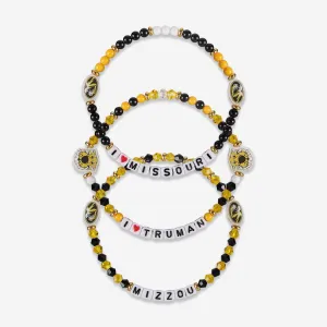 Missouri Tigers 3 Pack Friendship Bracelet