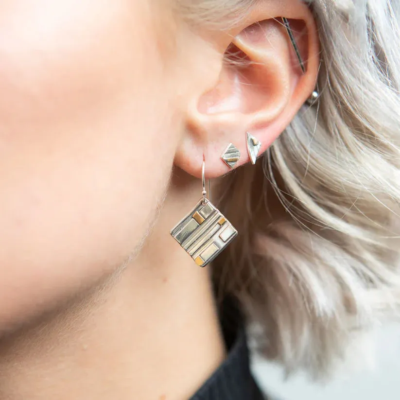 Modern Art Deco Earrings