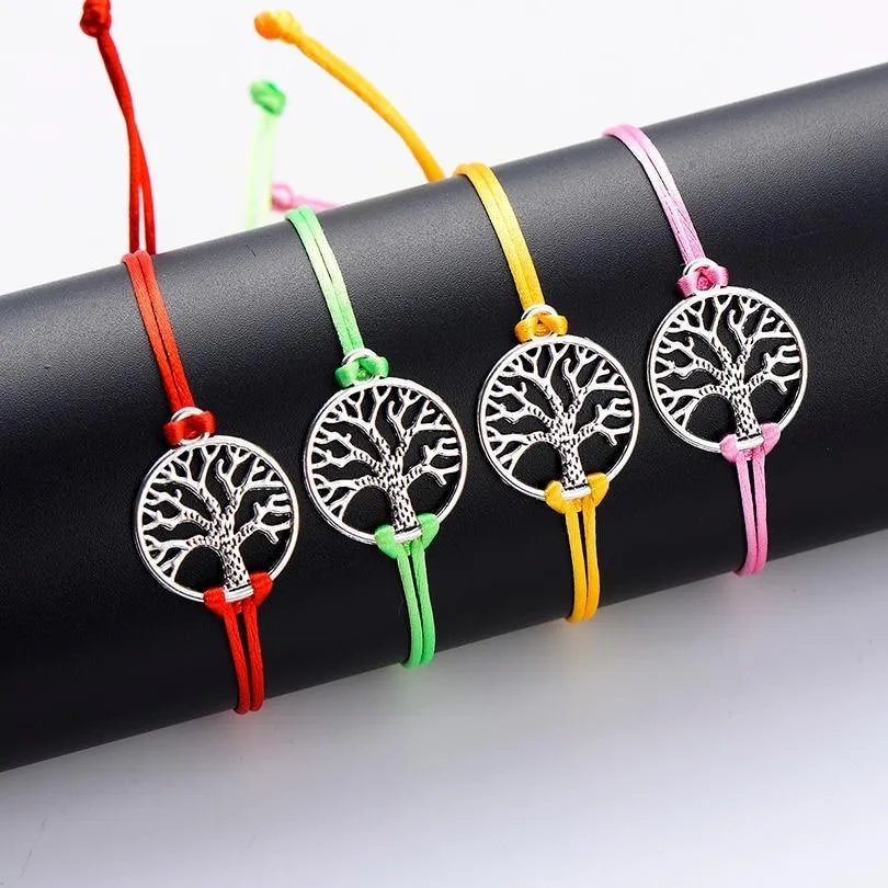 Modern Luxury Amazing Shiny Color Elegant New Life Tree Charm Fashion Bracelets For Women