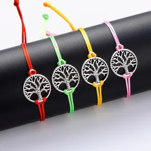 Modern Luxury Amazing Shiny Color Elegant New Life Tree Charm Fashion Bracelets For Women