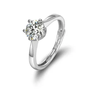 Moissanite  Engagement Ring