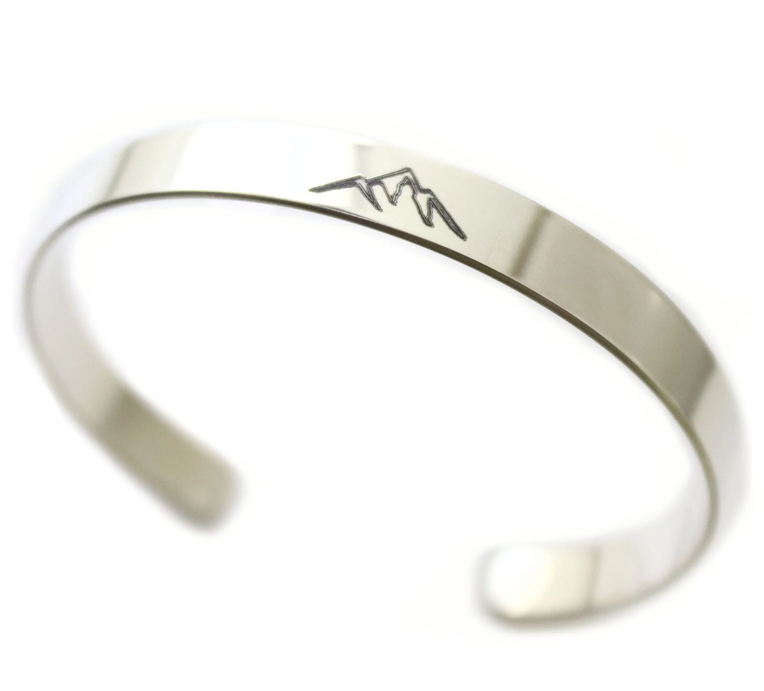 Mountain Bracelet for Men - Personalized Boyfriend Gift
