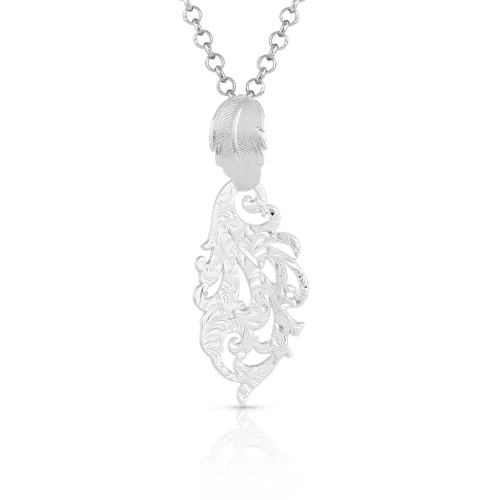 Mountain Calling Feather Necklace