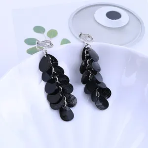 Natural Shell Handmade Clip on Earrings