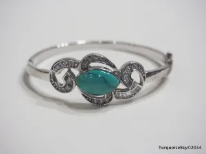 Natural turquoise bracelet