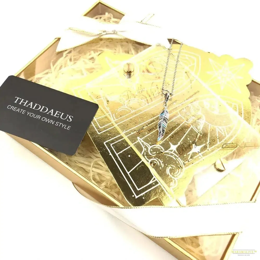 Necklace Ethnic Feather Summer Brand New Eye-Catching Fine Jewelry Europe 925 Sterling Silver Bohemia Gift For Women