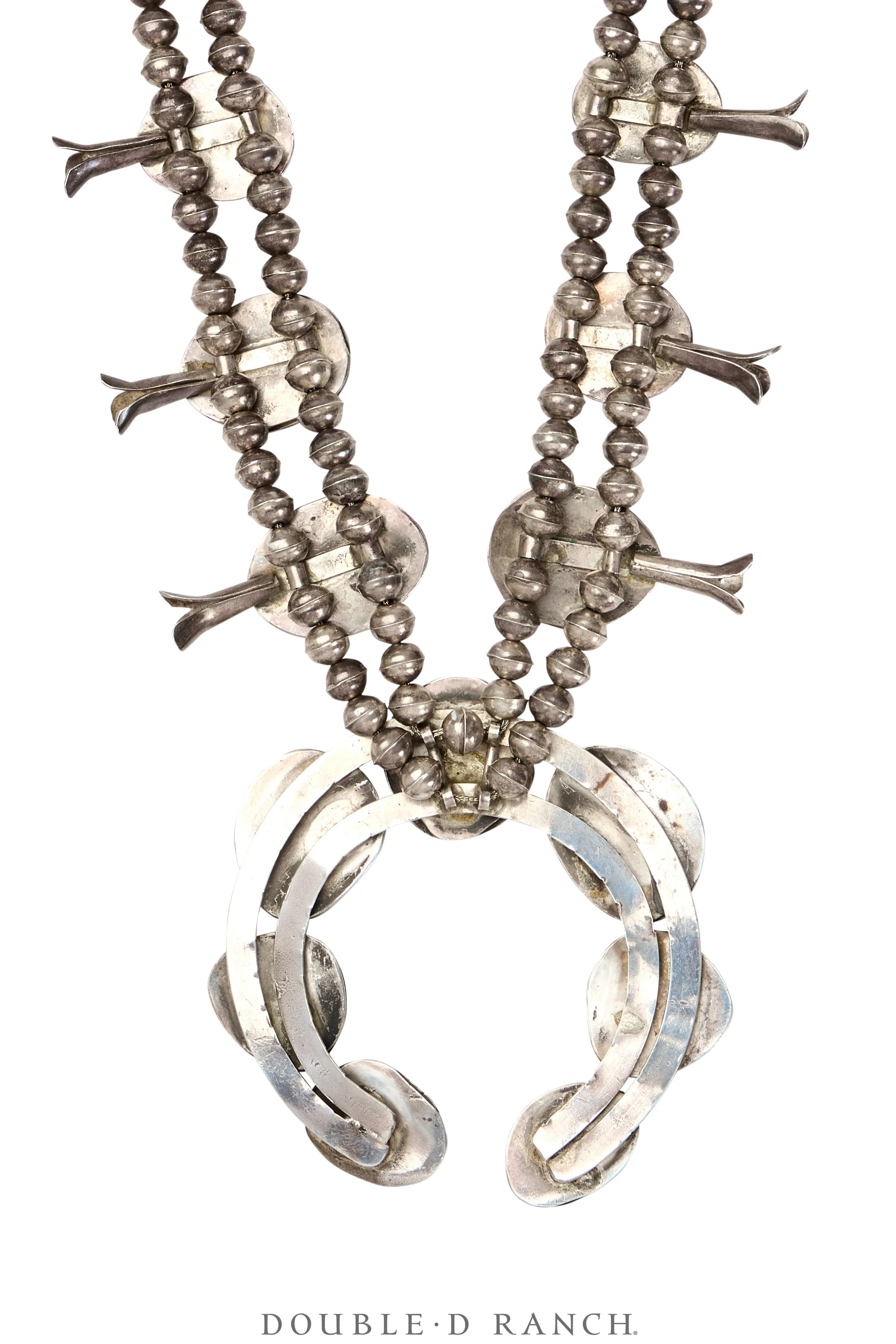 Necklace, Squash Blossom, Turquoise, Vintage ‘70s, 3469