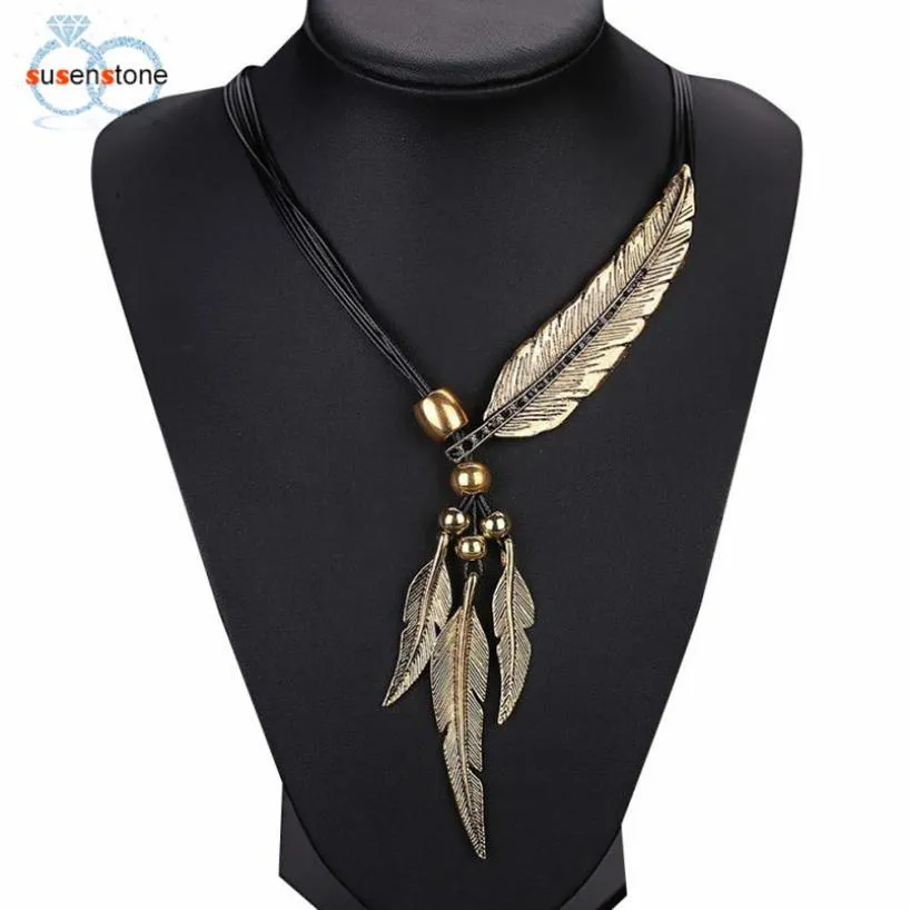 New 2020 Feather Vintage Necklace