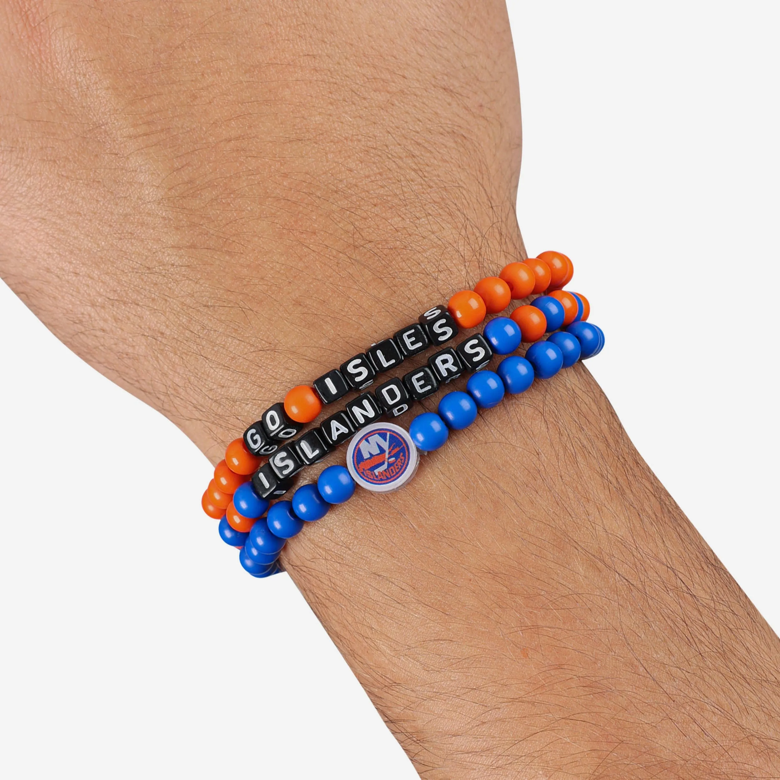 New York Islanders 3 Pack Beaded Friendship Bracelet
