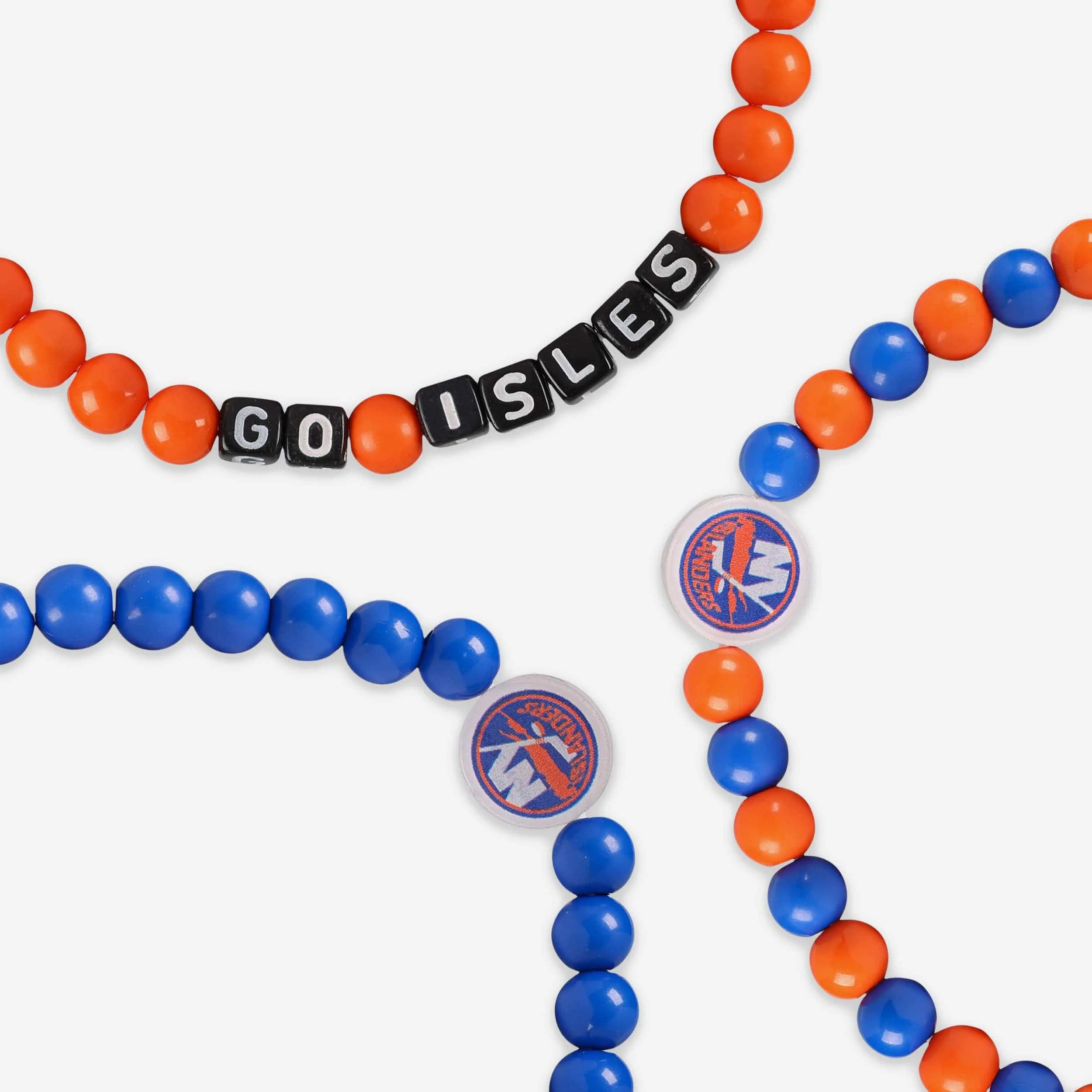 New York Islanders 3 Pack Beaded Friendship Bracelet