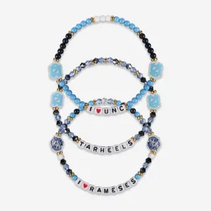 North Carolina Tar Heels 3 Pack Friendship Bracelet