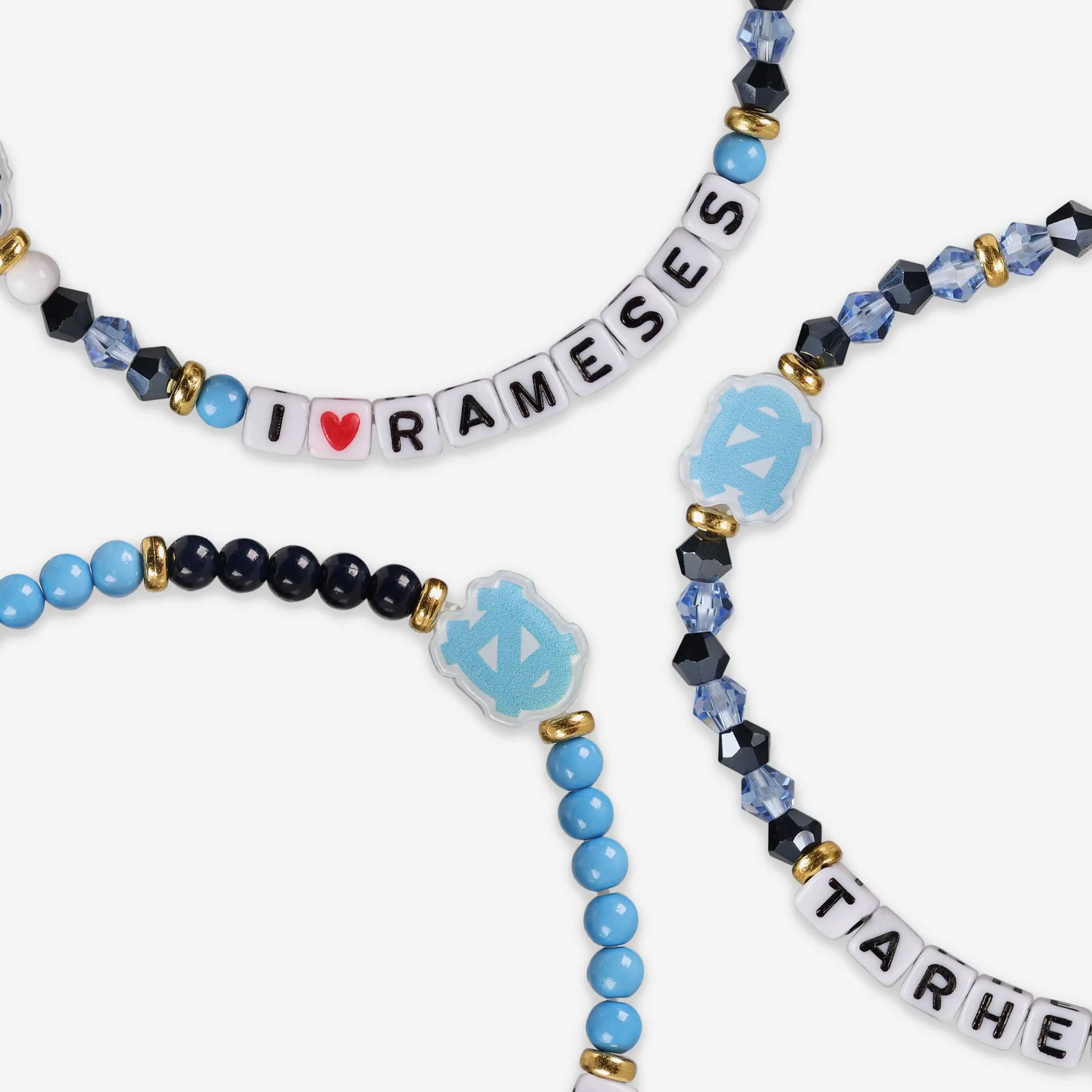 North Carolina Tar Heels 3 Pack Friendship Bracelet