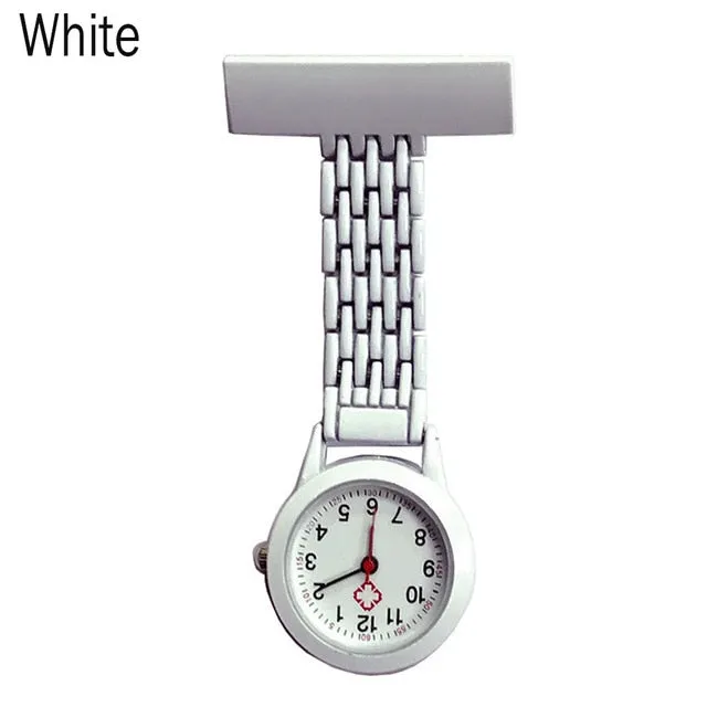 Nurse Quartz Watch Brooch Pocket Brooch Clip Medical Nurse Pocket
