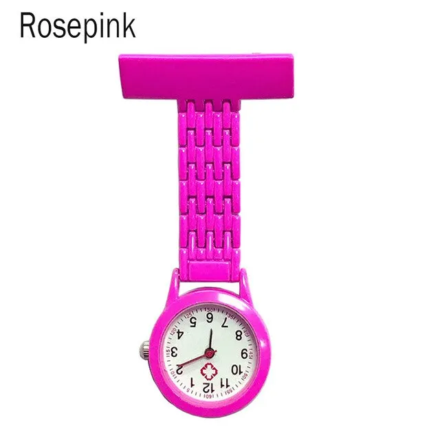 Nurse Quartz Watch Brooch Pocket Brooch Clip Medical Nurse Pocket