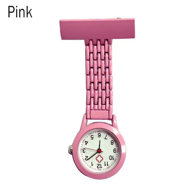 Nurse Quartz Watch Brooch Pocket Brooch Clip Medical Nurse Pocket