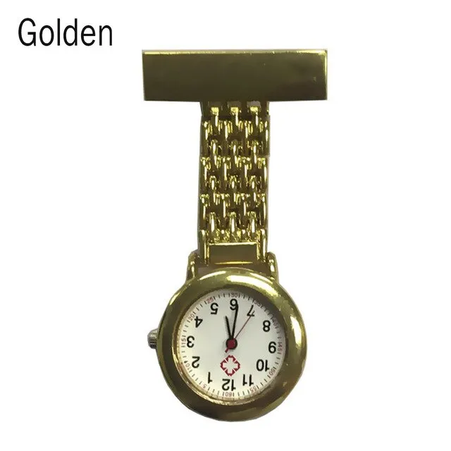 Nurse Quartz Watch Brooch Pocket Brooch Clip Medical Nurse Pocket