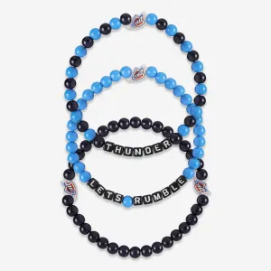 Oklahoma City Thunder 3 Pack Beaded Friendship Bracelet