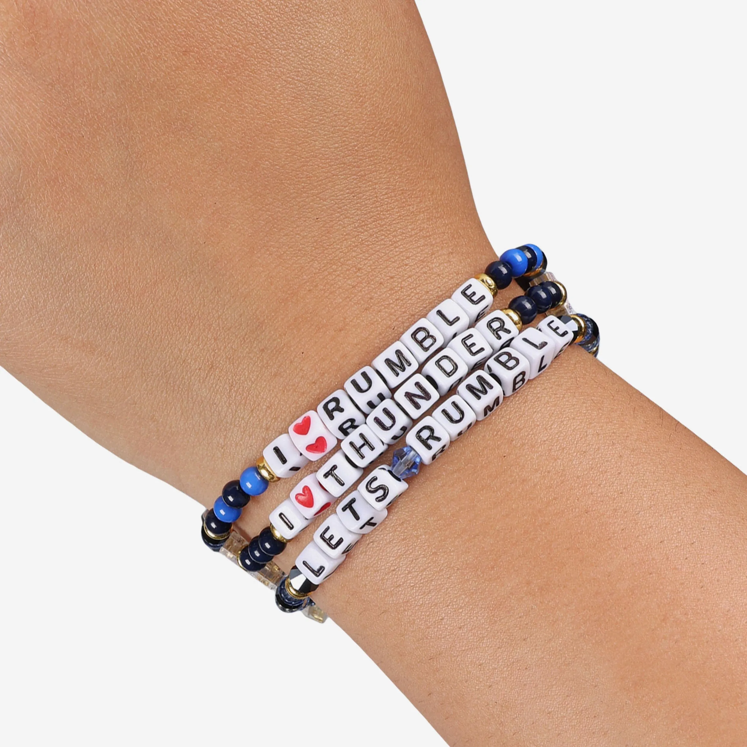Oklahoma City Thunder 3 Pack Friendship Bracelet
