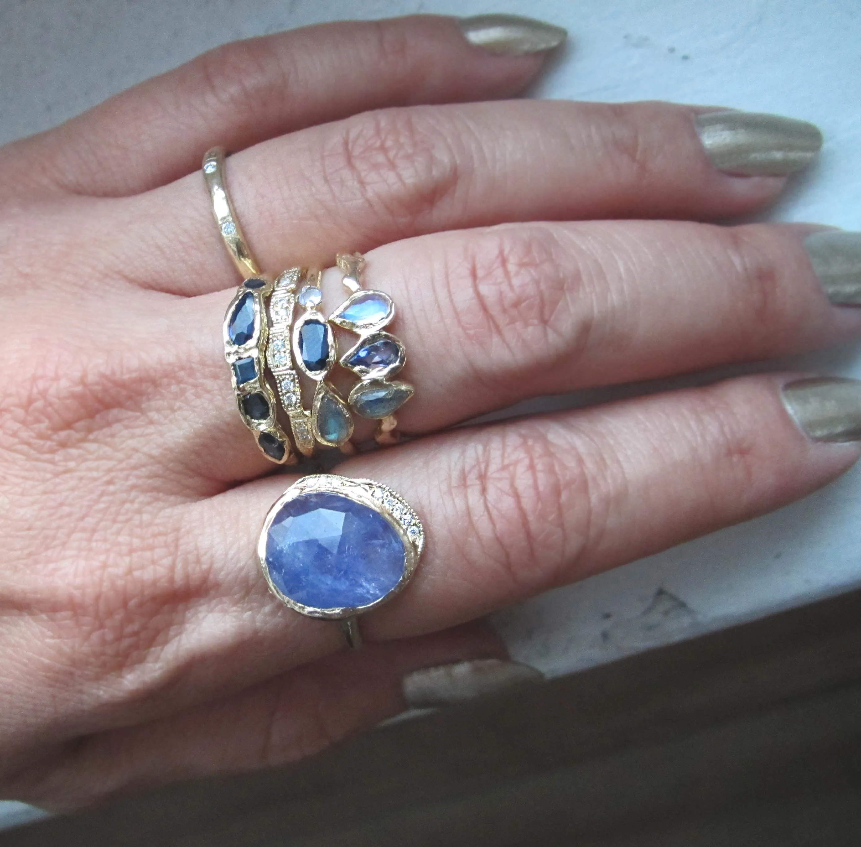 One-Of-A-Kind Tanzanite Hidden Cove Ring
