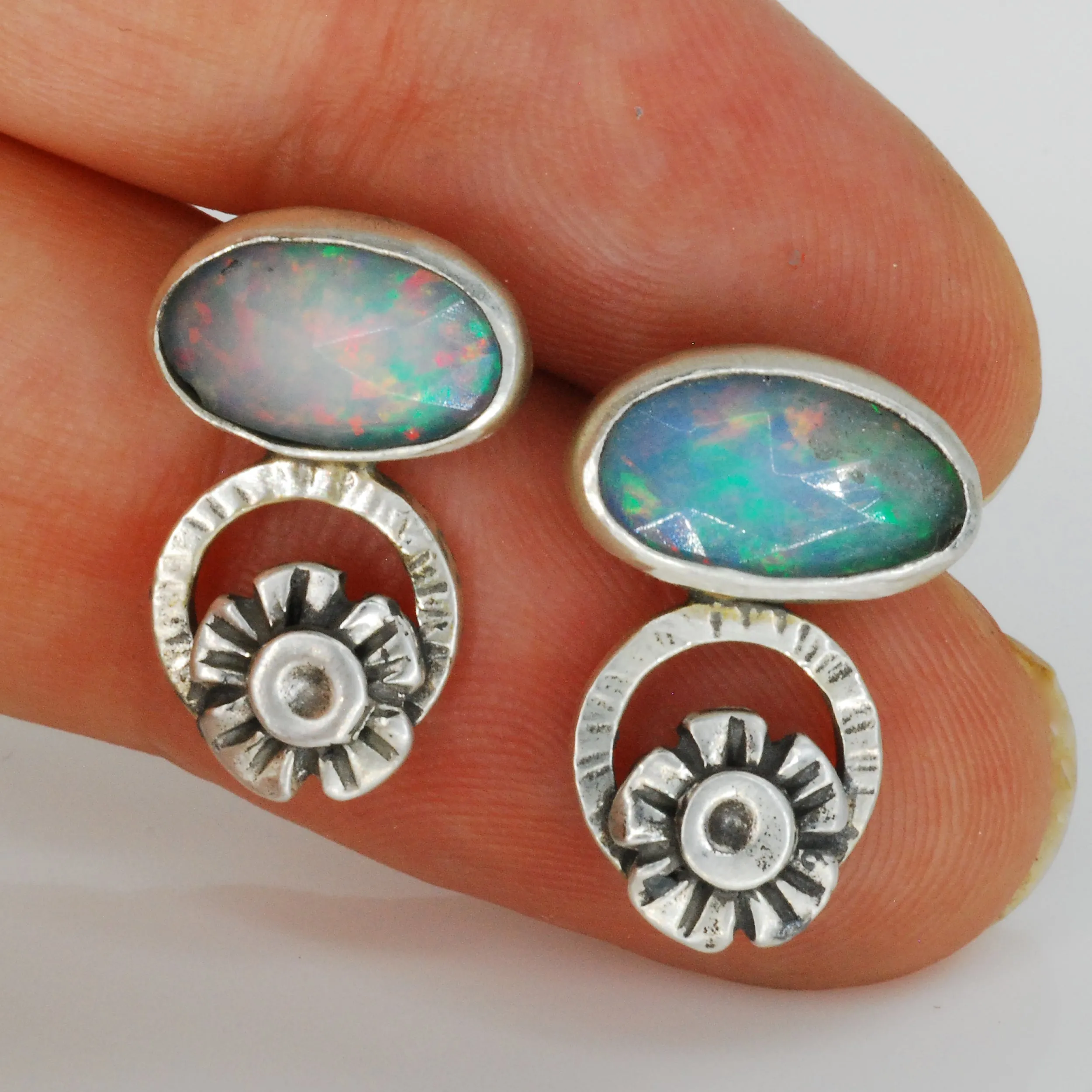 Opal Blossom Studs