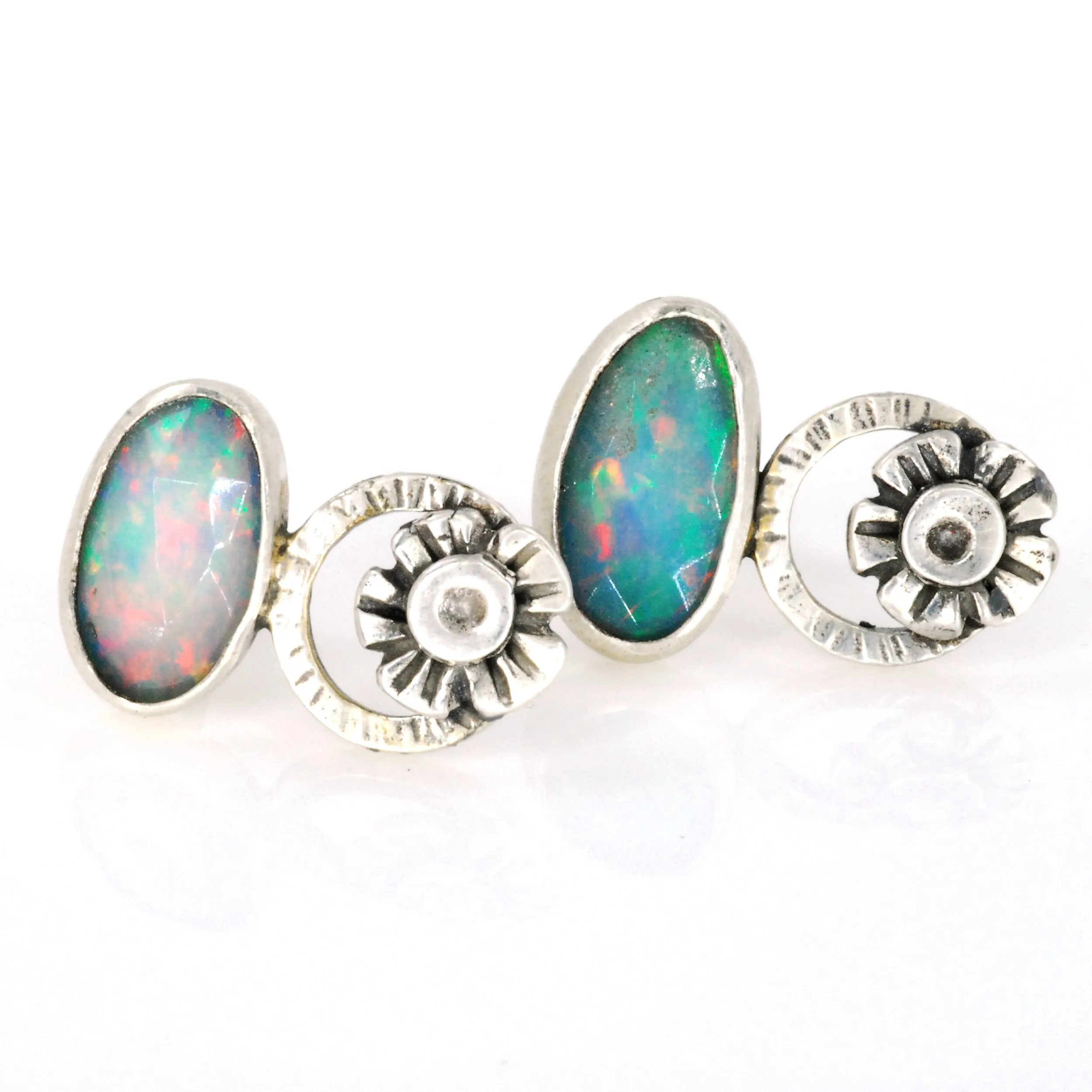 Opal Blossom Studs