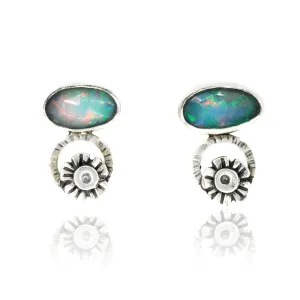 Opal Blossom Studs