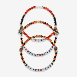 Oregon State Beavers 3 Pack Friendship Bracelet