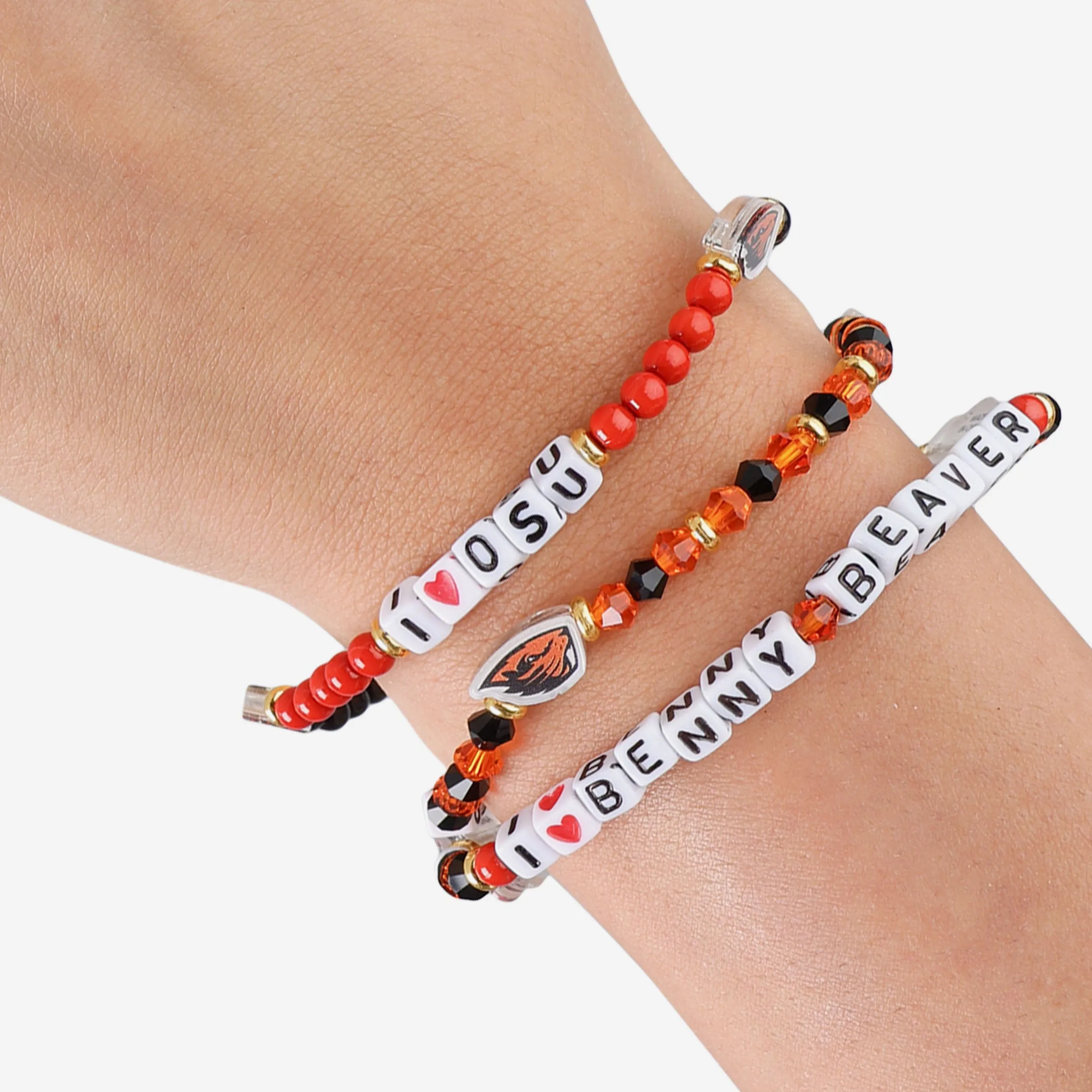 Oregon State Beavers 3 Pack Friendship Bracelet
