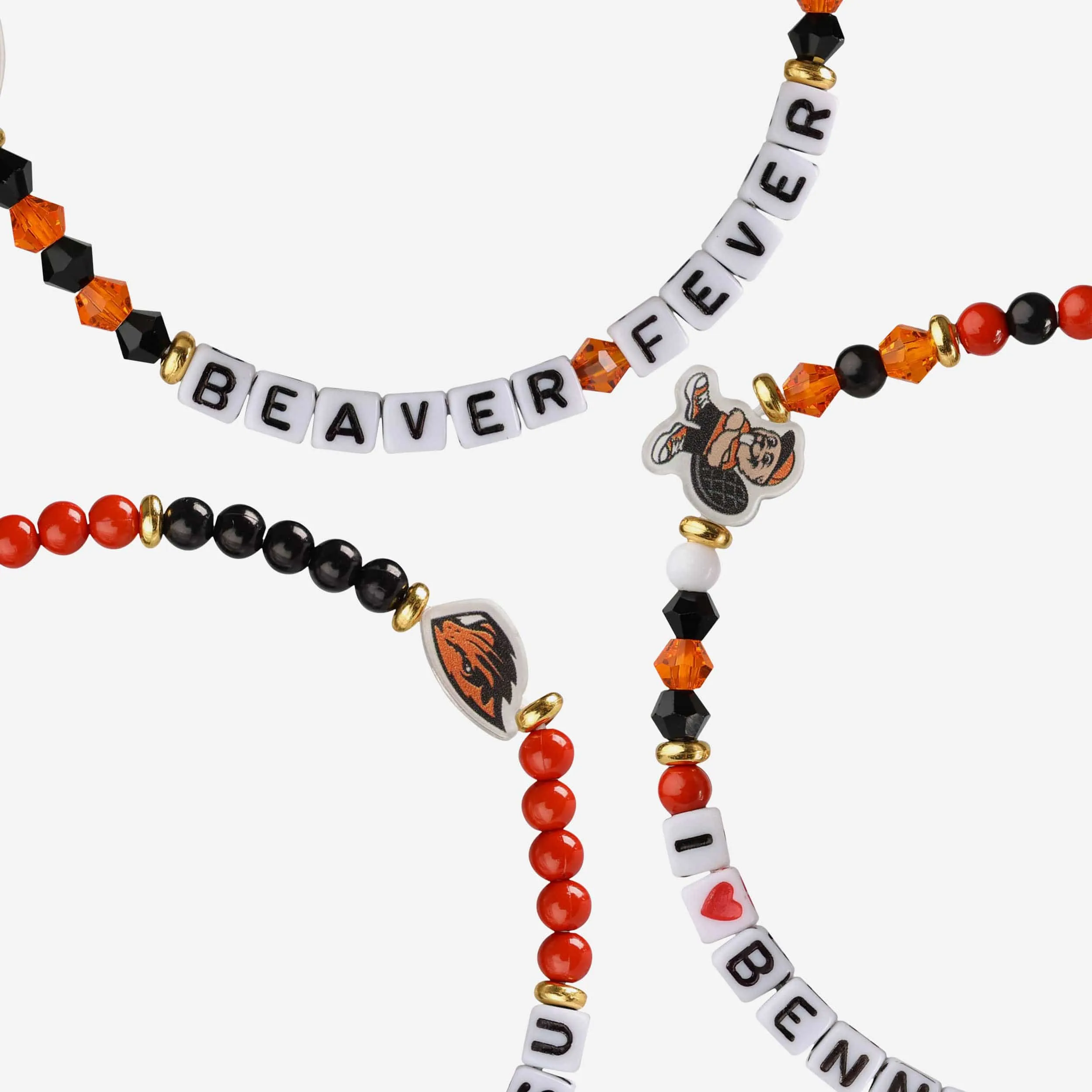 Oregon State Beavers 3 Pack Friendship Bracelet
