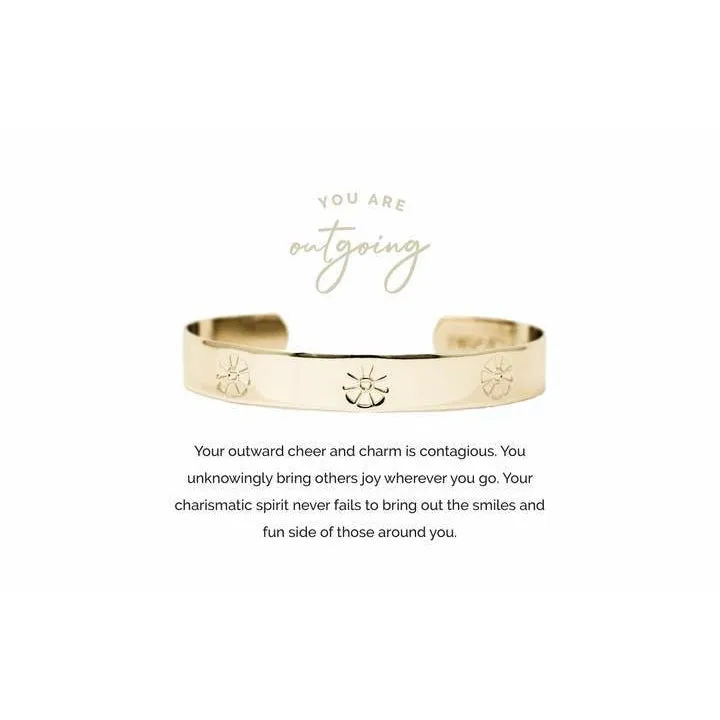 Outgoing Cuff Bracelet