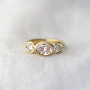 Oval Triad Lab Diamond