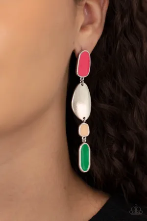 Paparazzi - Deco By Design - Multi Earrings