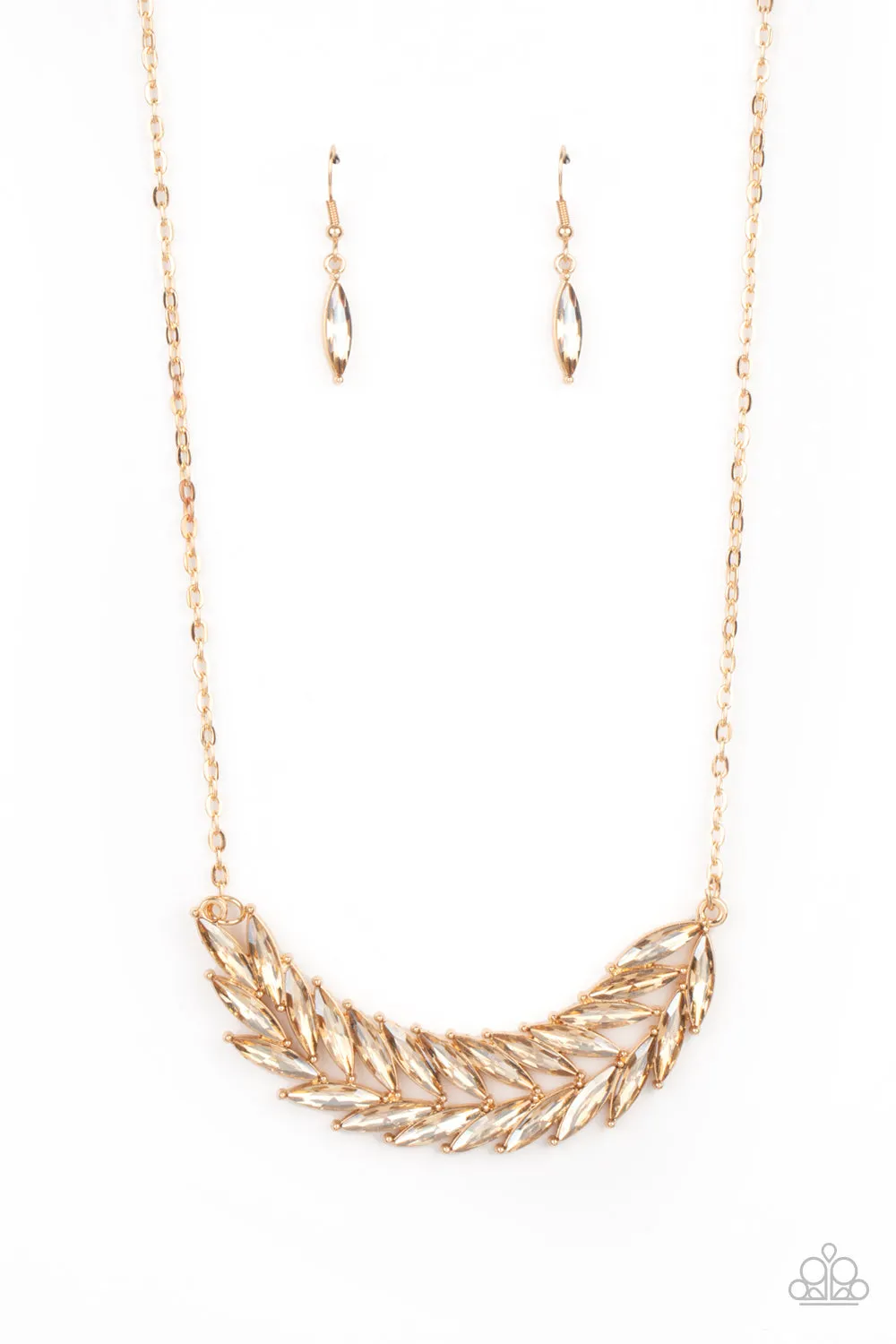 Paparazzi Flight of FANCINESS - Gold Necklace
