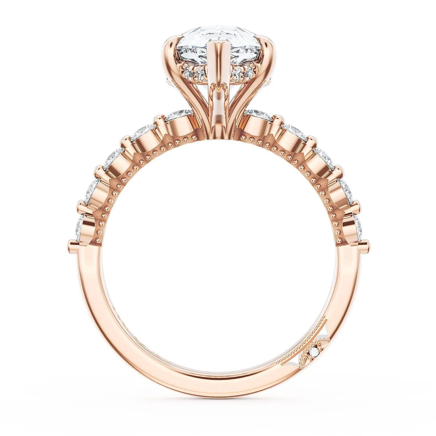 Pear Solitaire Engagement Ring