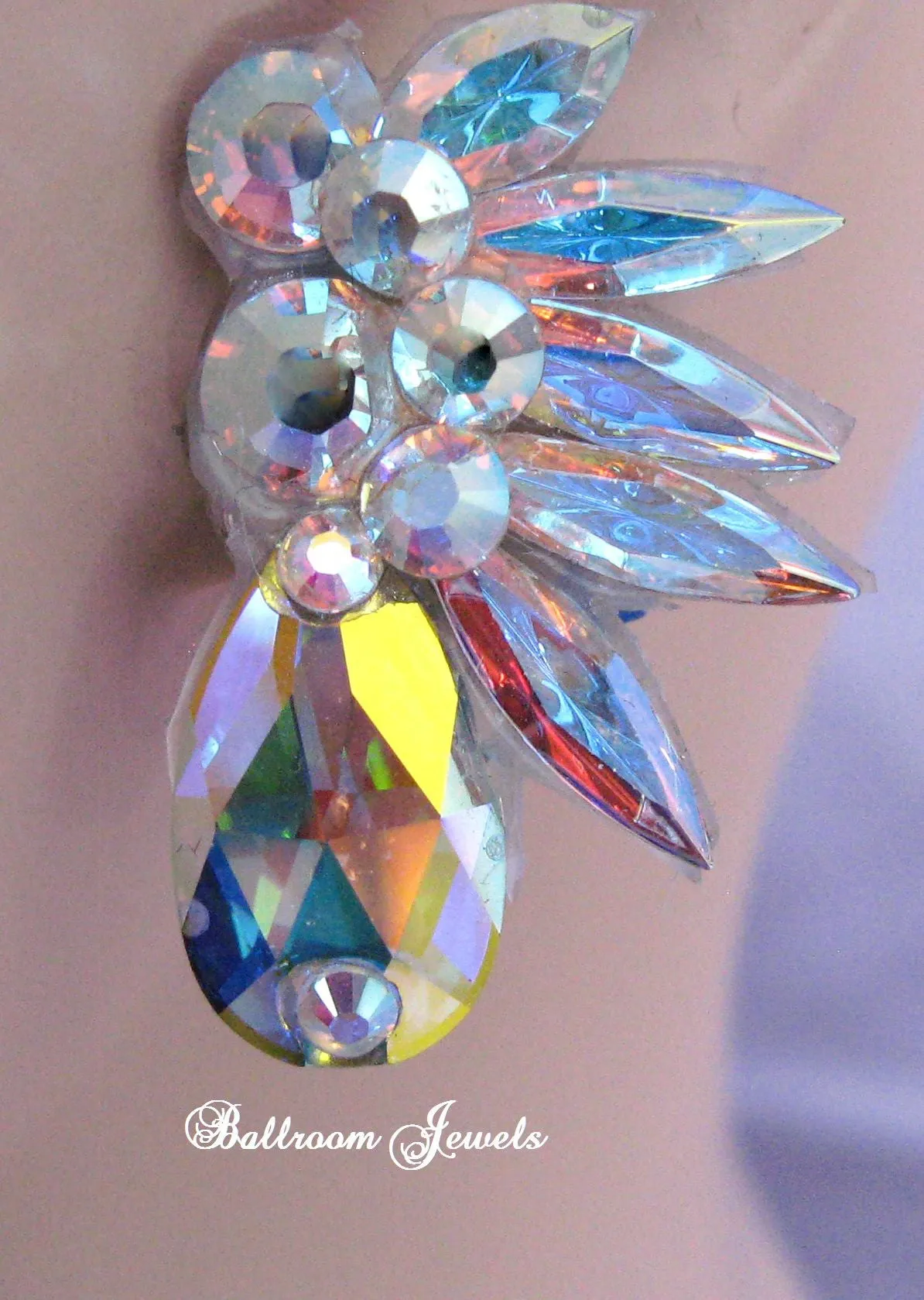 Pear Starburst earrings