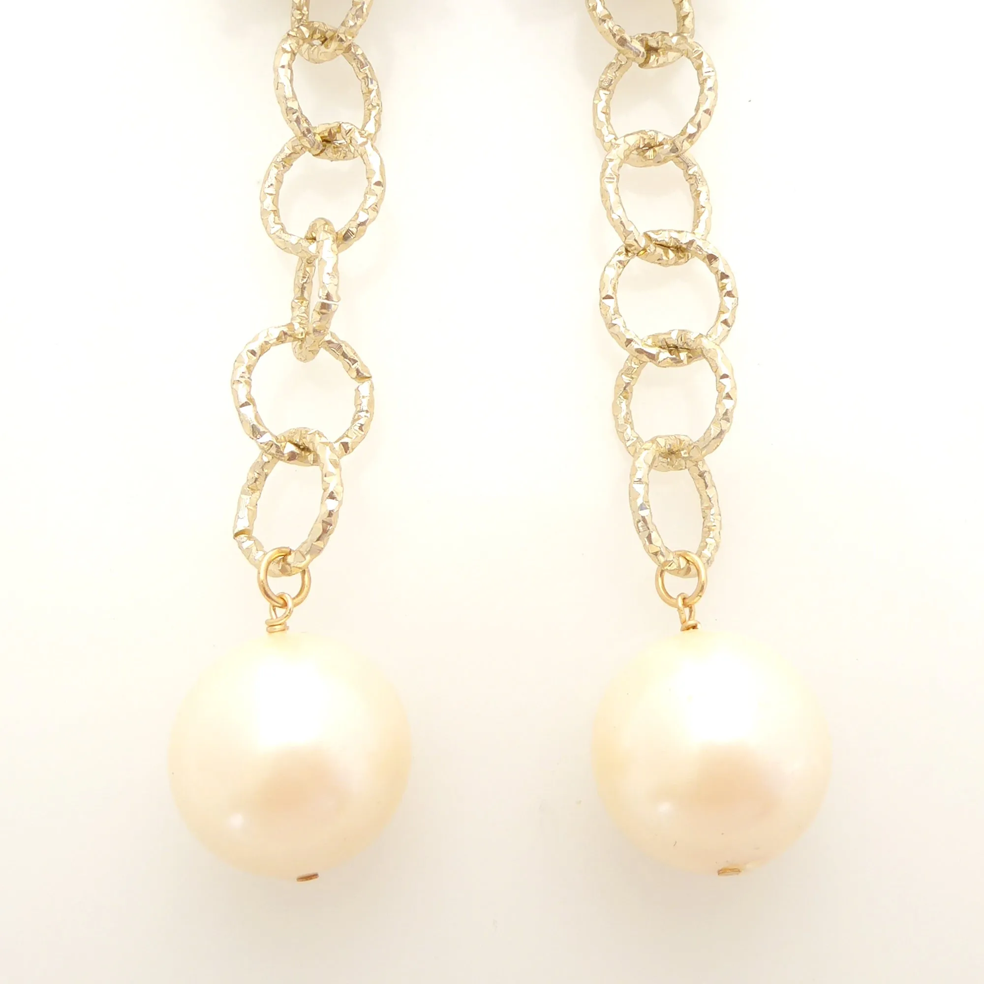 Pearl cluster earrings