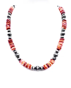 Petunia with Spiny Oyster and Navajo Pearls