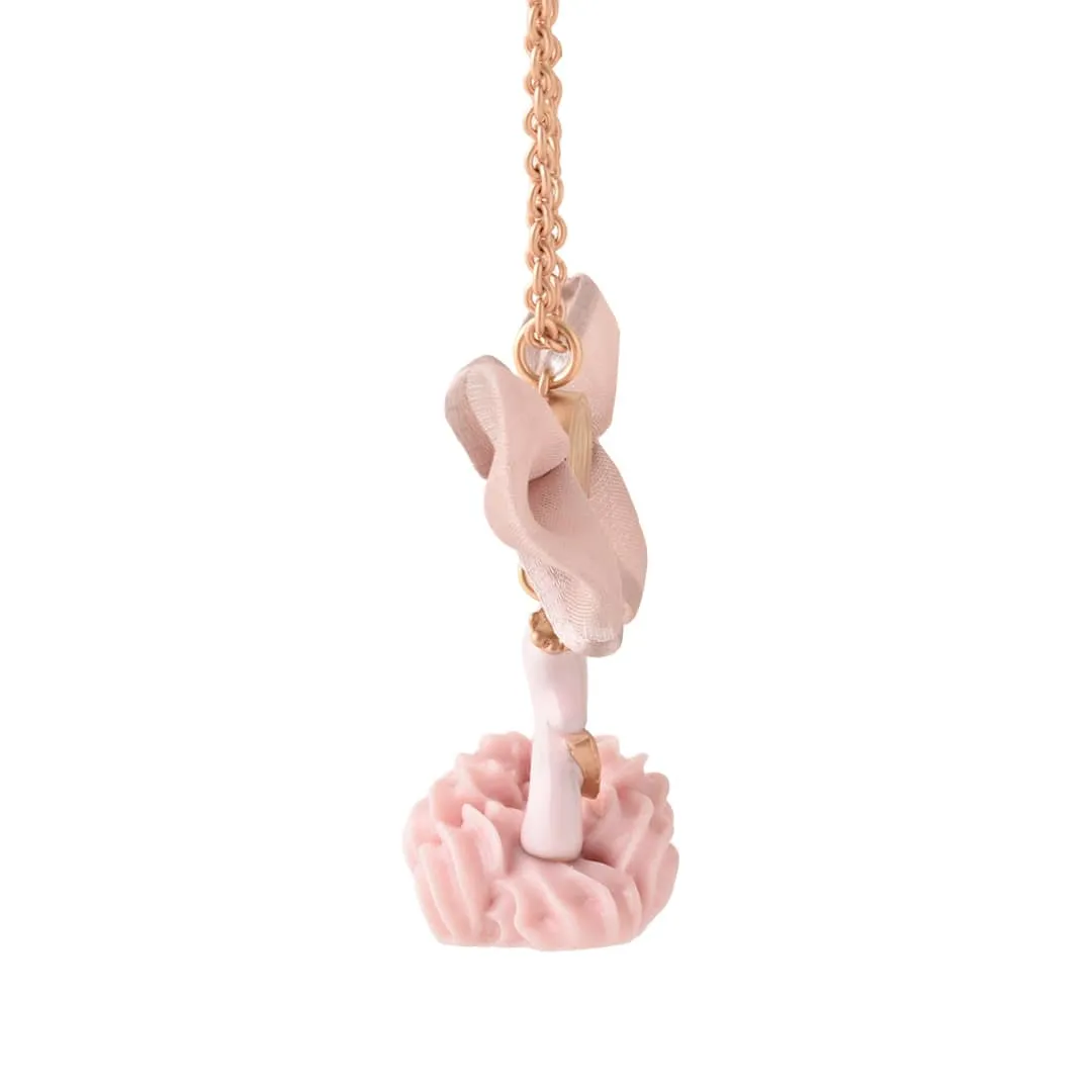 Pink Swan Cream Cake Necklace【Japan Jewelry】