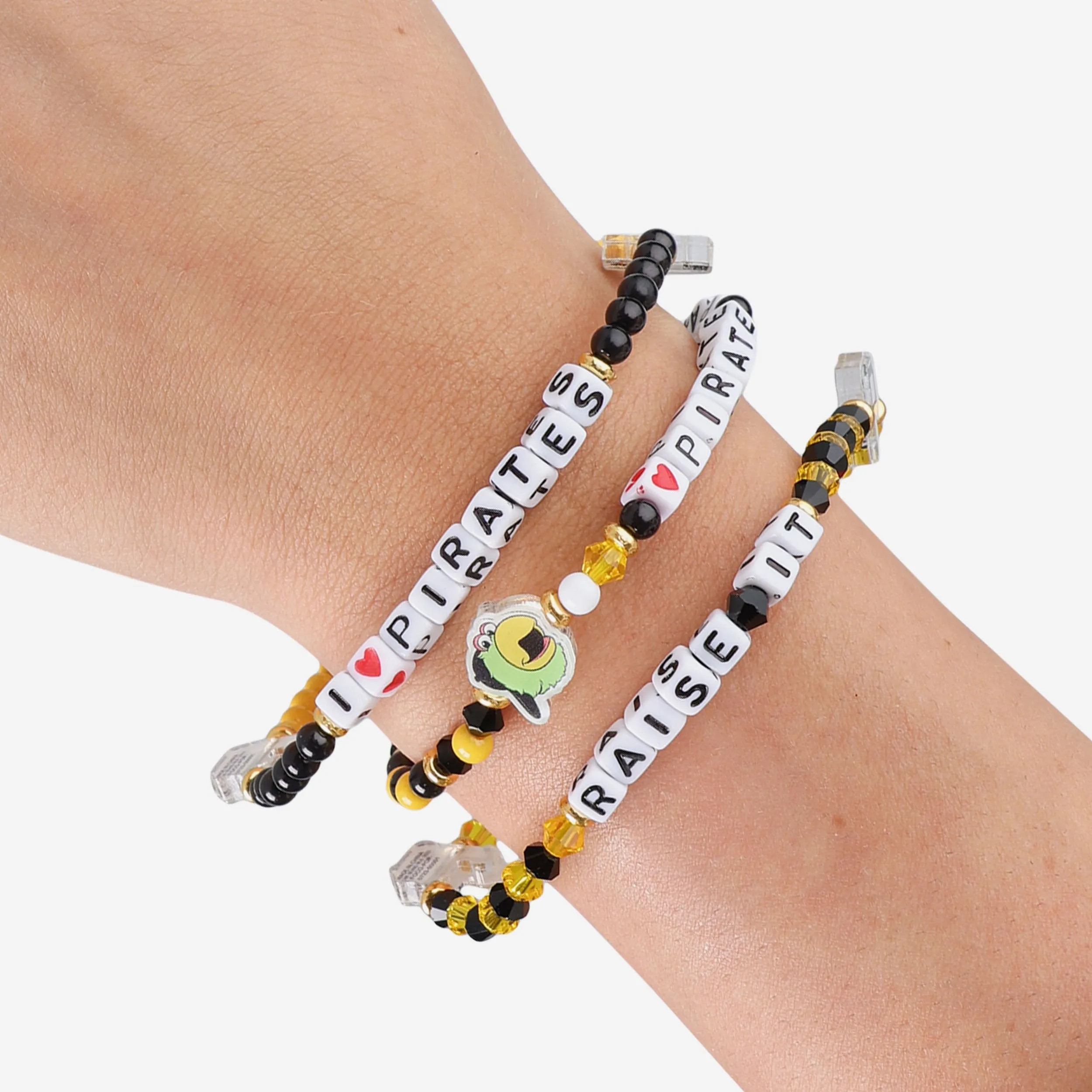 Pittsburgh Pirates 3 Pack Friendship Bracelet