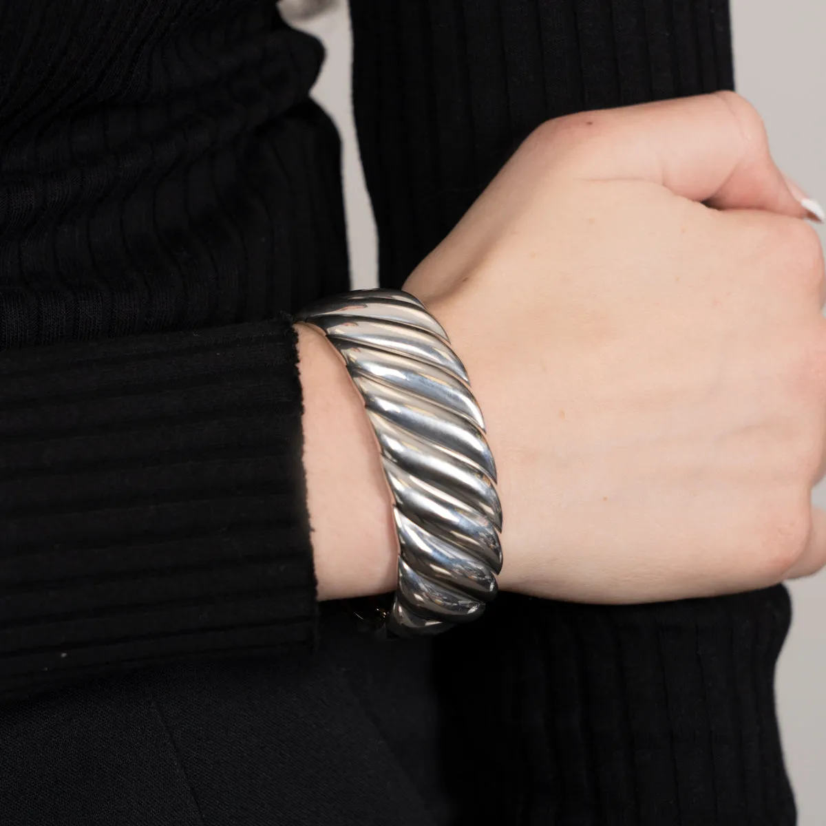 Pre-Owned David Yurman Sculpted Cable Cuff