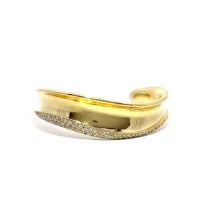Pre-Owned  Robert Lee Morris Diamond Cuff