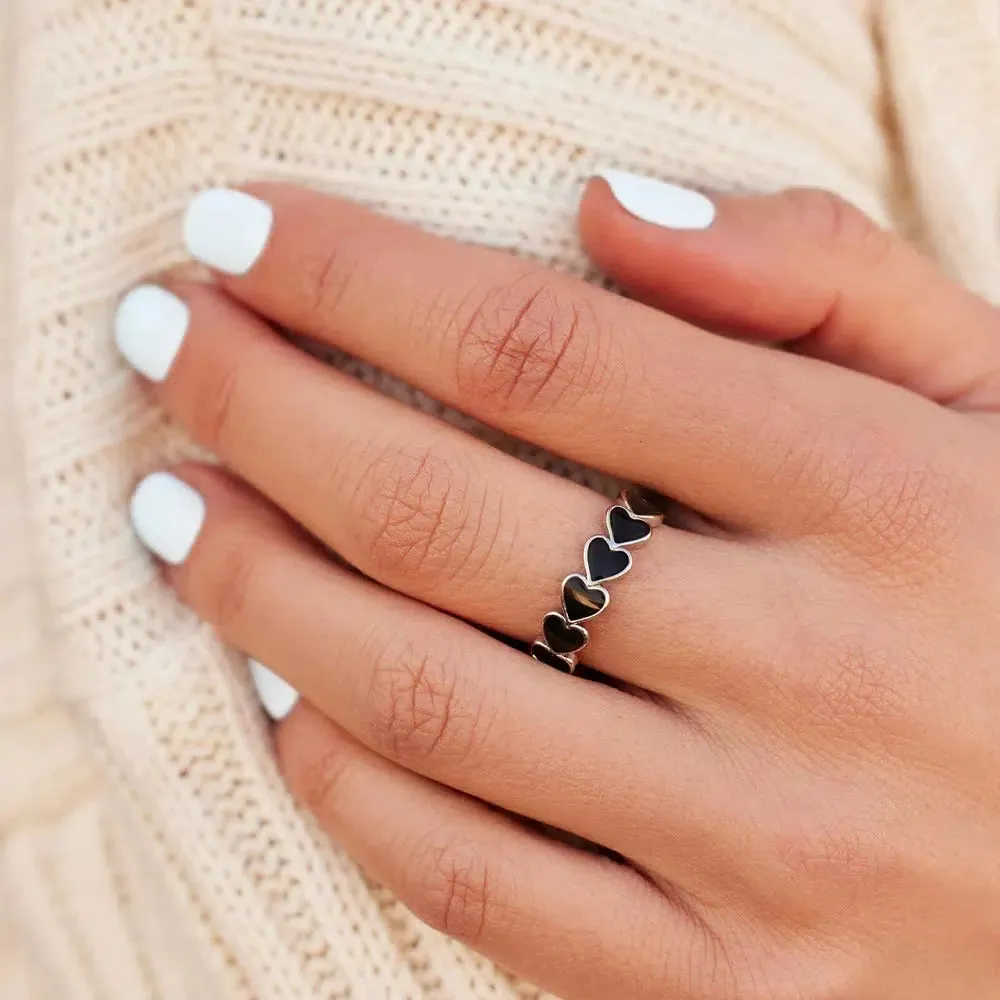 Pura Vida Love Hearts Mood Ring