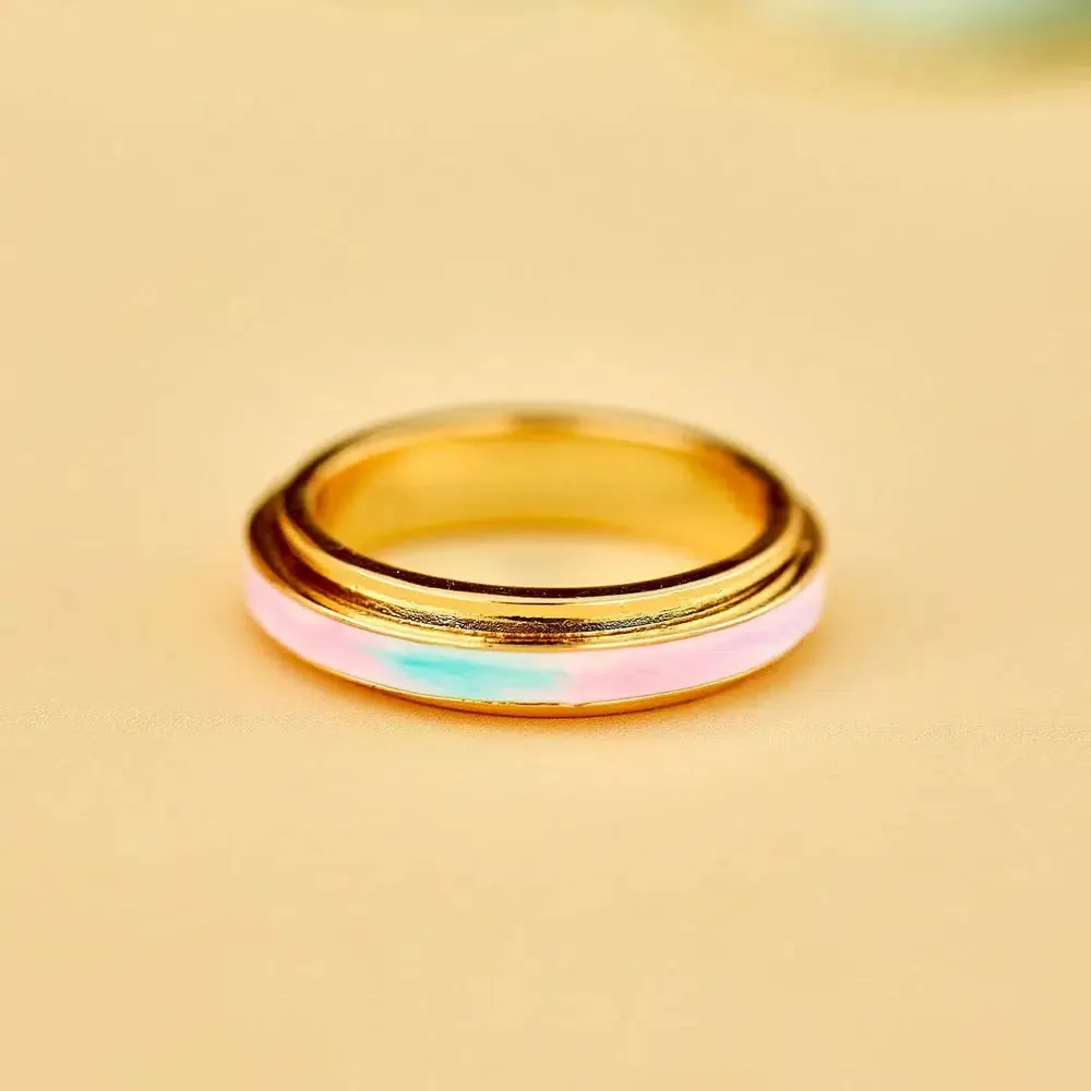 Pura Vida Tie Dye Fidget Ring