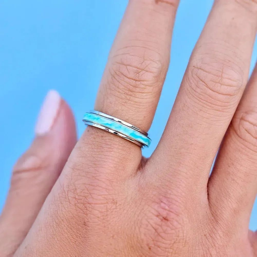 Pura Vida Tie Dye Fidget Ring