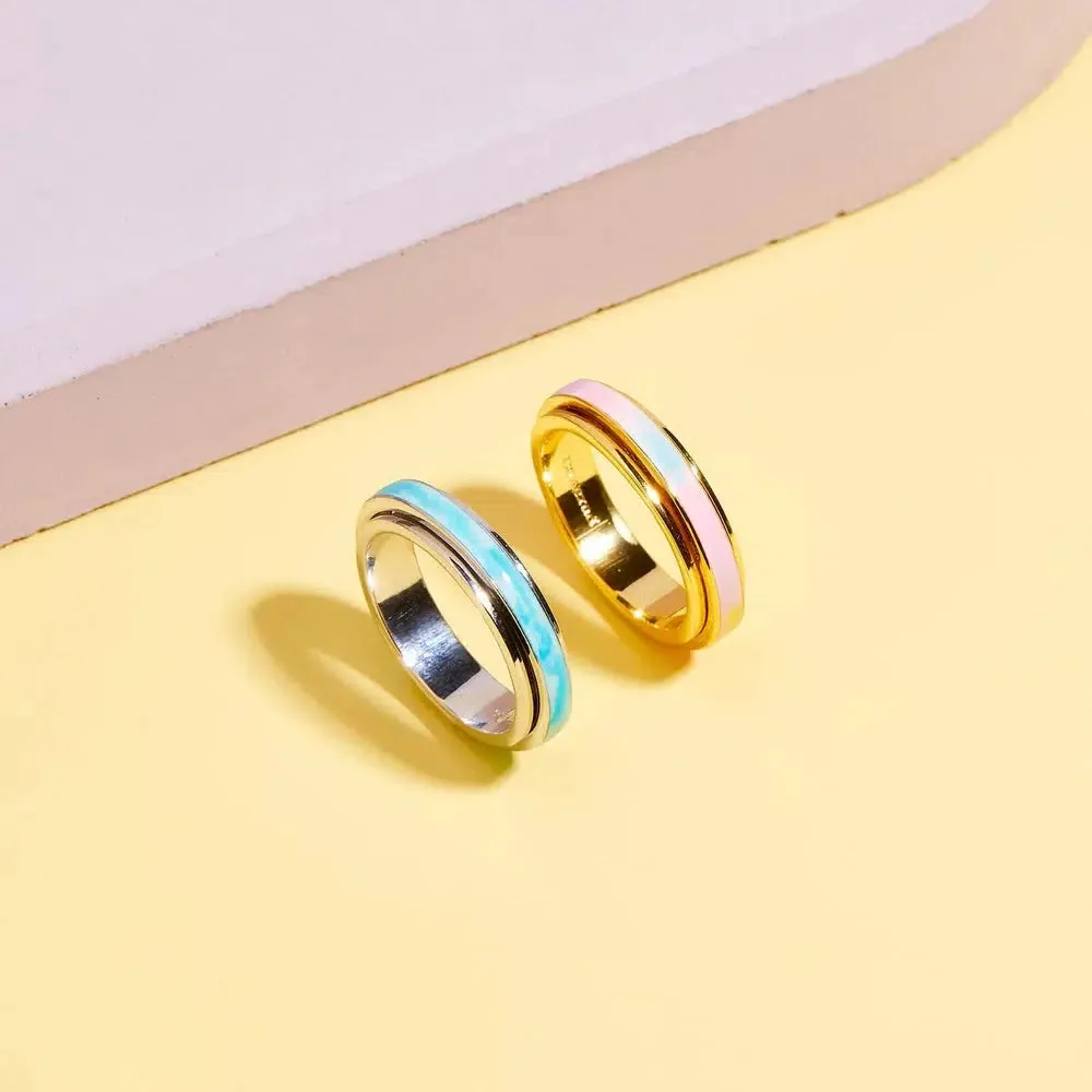Pura Vida Tie Dye Fidget Ring